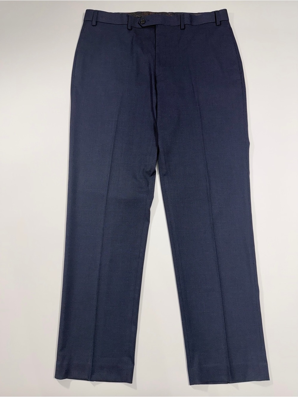 Lauren Ralph Lauren UltraFlex Navy Plaid Dress Pants 36x32